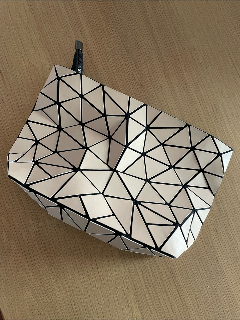 Geometric Dusty Rose Clutch/Purse